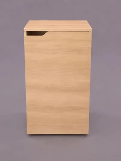 Компактный шкаф для обуви с 2 секциями, 80×40×40 см, Дуб / Белый — JOVO199-JAVON-БЕЖЕВ