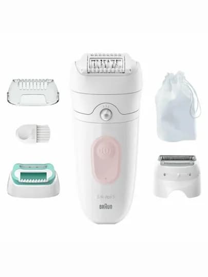 Эпилятор Braun SE5050, сухое и влажное бритье, 2 скорости, Close-grip, 28 пинцетов — DEFT-BRAUN5050