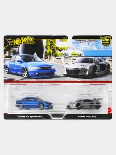 Hot Wheels, коллекционная игрушечная машинка 1/64, Nissan, Toyota, Mercedes, BMW — MATTEL-HWPREMI-ЛАЗУР