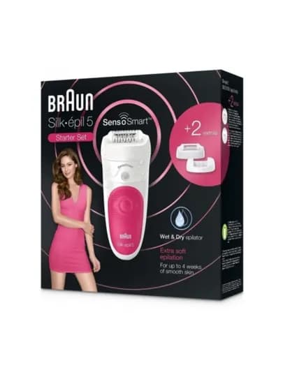 Эпилятор BRAUN SES 5500, сухая и влажная эпиляция — ИМПОРТ-SES5500