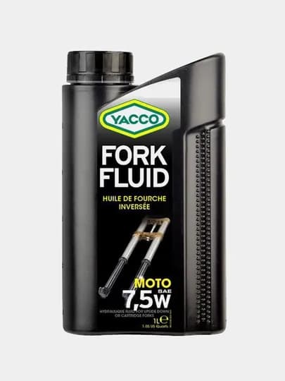 YACCO FORK FLUID 5W/7.5W/10W/20W масло вилочное 1 л, стабильность и защита
