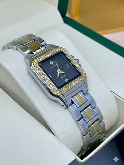 Женские наручные часы Cartier, образ, подходящий к любому стилю, в подарочной коробке — VAQTWAT-85W0005-УГОЛЬН