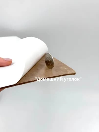 Защитные накладки протекторы на ножки мебели войлочные — UGOLDOM-FETRNAKLEYKIPROTEKT-КОРИЧН-sheet-24mm
