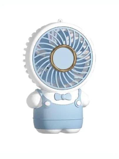 Портативный тихий вентилятор, мини fan 3 скорости настольный USB — NURMART-MINIVENTILYATOR1-НГОЛУБ