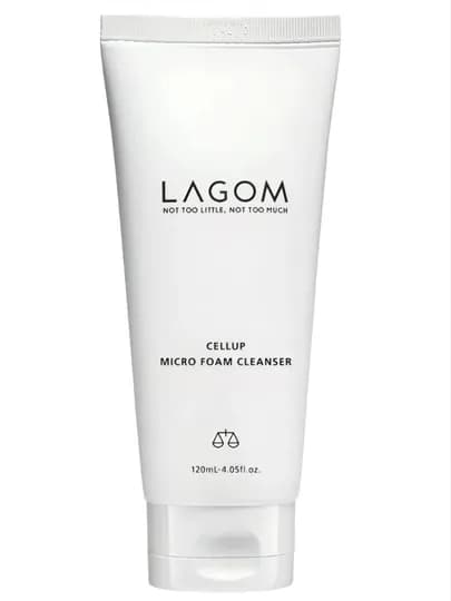 LAGOM Cellup Micro Foam Cleanser — мягкая пенка для умывания лица — КОРЕАН-LAGOMCELLUPMICROFOAMCLEANSER