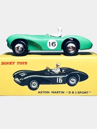 Aston Martin, PEUGEOT J7 1/43 коллекционная игрушечная машинка от Dinky toys и Mattel — MATTEL-DINKY-БИРЮЗ