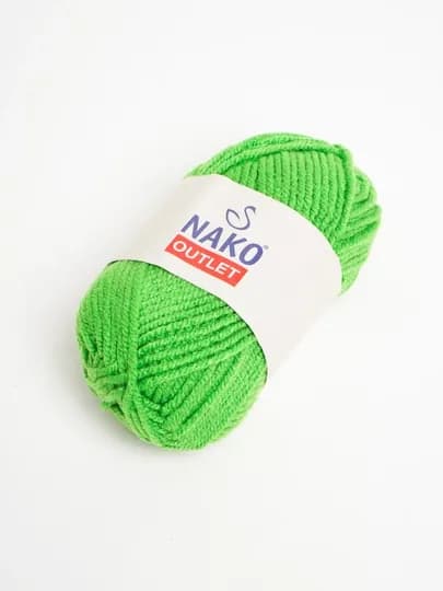 Пряжя Nako Outlet - плотная вязка,100% акрил, 250 м, 50 г (+- 5 г, 10%+-),в упаковке 1 шт — PRYAJA1-NAKOQALIN-ЛЗЕЛЕН