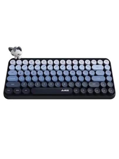 Игровая клавиатура AJAZZ с RGB подсветкой для геймеров механическая, мембранная — NAZAR-NK68-ЛАЗУР