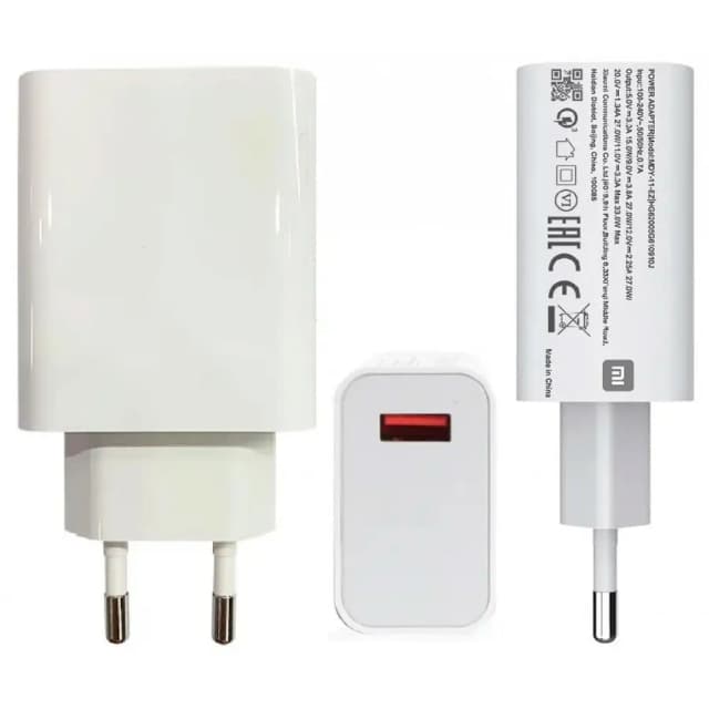 Сетевое ЗУ Xiaomi 33W Fast Charge EU MDY-11-EZ (без упаковки)