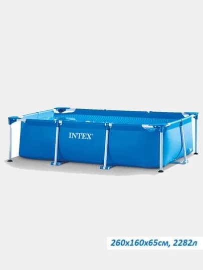 Надувной бассейн Intex бассейн для двора, водный бассейн — NURMART-BASSEN00-СИНИЙ