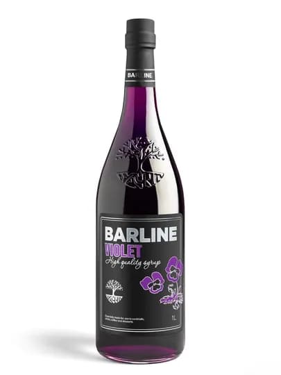 Barline Violet — сироп Фиалка для кофе, коктейлей и десертов, 1 л — 1232211-FIALKA