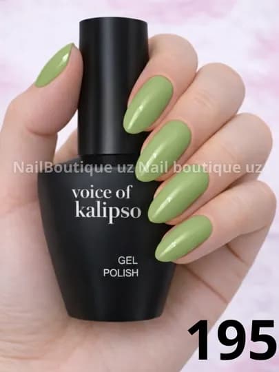 Voice of Calipso Gel Polish —профессиональный гель-лак с глубоким цветом и стойким блеском — UZNAIL-КАЛИПСО3-ОЛИВК