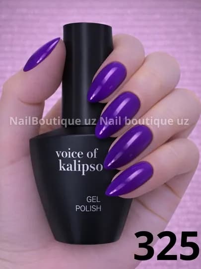 Voice of Calipso Gel Polish профессиональный гель-лак с глубоким цветом и стойким блеском — UZNAIL-КАЛИПСО4-ФИОЛЕТ