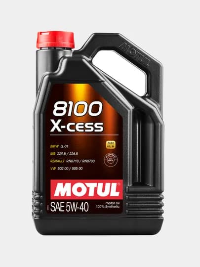 Моторное масло Motul 8100 X-Cess 5w40, 4 л