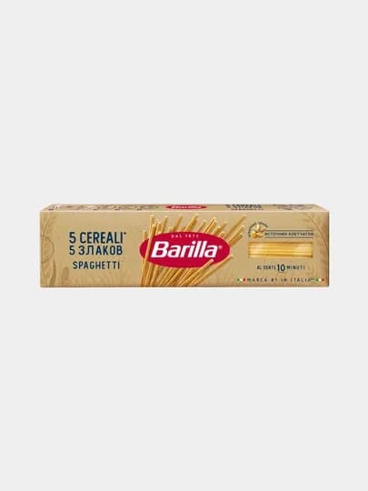 Макаронные изделия Barilla Spaghetti "5 Злаков", 450 г