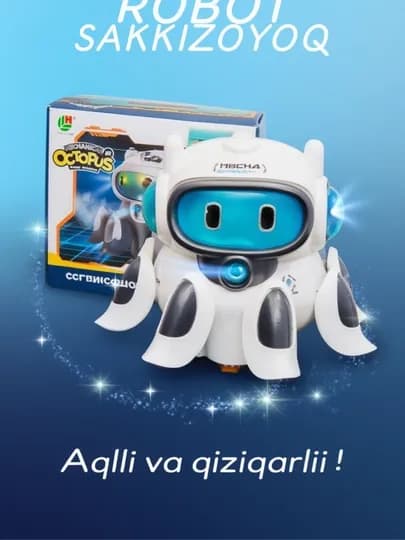 Интерактивная игрушка: танцует, поёт и повторяет слова — TOYSSS1-OYINCHOQ2-ПРОЗР
