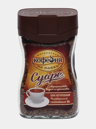 Кофе растворимый Московская кофейня на паяхъ Суаре, натуральный, 95 г
