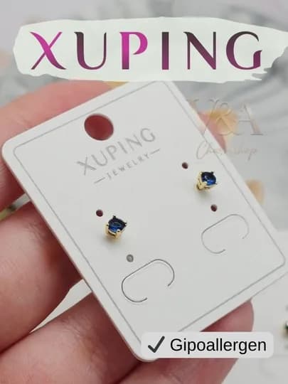 Серьги гвоздики Xuping, песеты женские