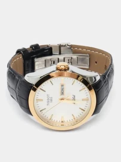 Наручные часы мужские Tissot Day-date 2, водонепроницаемые, нержавеющая сталь — VAQTWAT-110W015-ЗОЛОТ