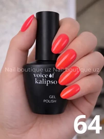 Voice of Calipso Gel Polish —профессиональный гель-лак с глубоким цветом и стойким блеском — UZNAIL-КАЛИПСО2-АЛЫЙ