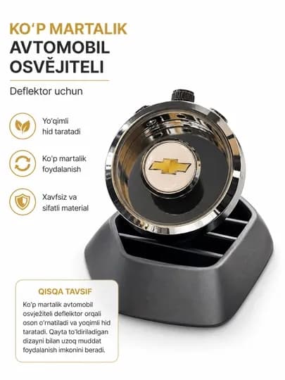 Многоразовый освежитель для автомобильного дефлектора — SAYXUNM-OSVEJITEL
