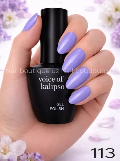 Voice of Calipso Gel Polish —профессиональный гель-лак с глубоким цветом и стойким блеском — UZNAIL-КАЛИПСО2-СЕРЕБРН