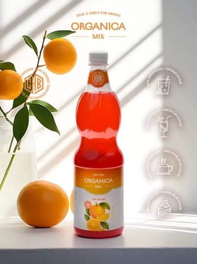 Сироп Апельсин 1L — PREMIX-ORANGE