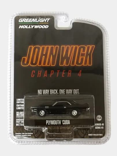 Коллекционная машинка GREENLIGHT Limited Edition CADILLAC 1/64 — MATTEL-GRENLIT-ЗЕЛЕН