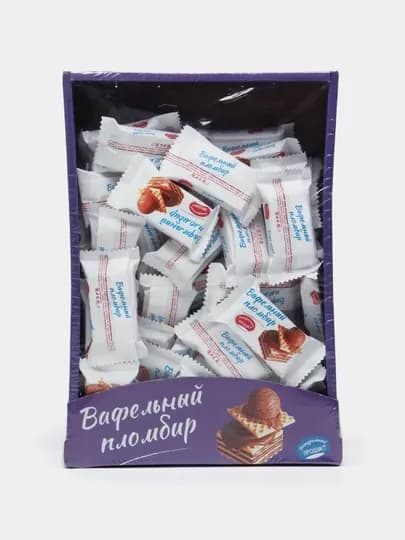 Вафельный Пломбир (со вкусом шоколада) (TV Box 900 гр)