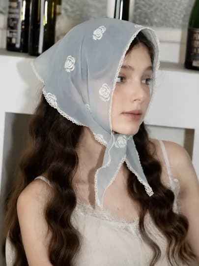 Банданы, повязки, резинки для волос — HAZZ33-BANDANA-БИРЮЗ