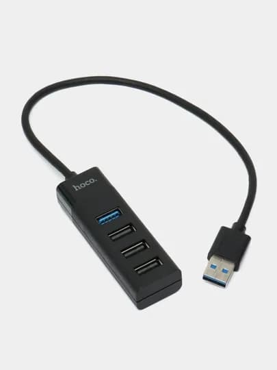 Хаб hoco 4 в 1 HB25 Easy mix USB3.0, USB2.0 * 3