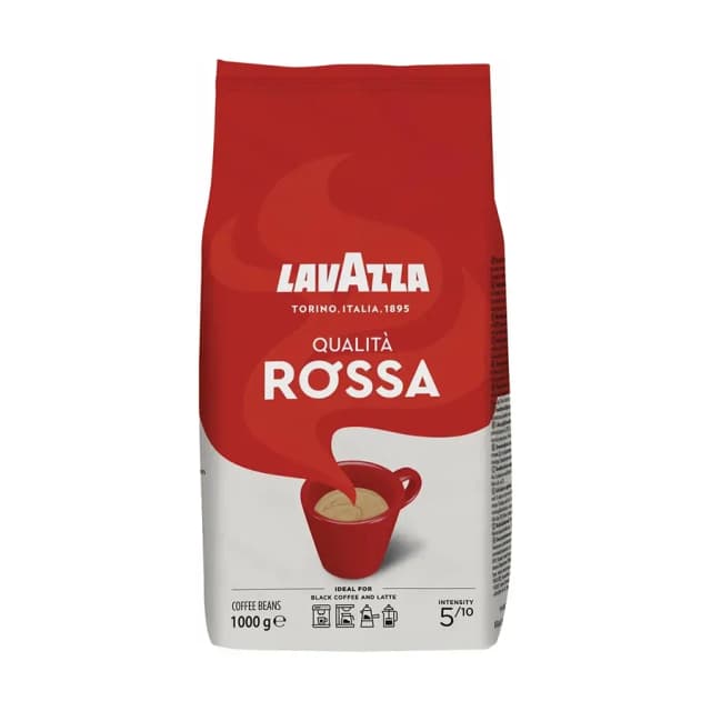 Кофе зерновой Lavazza QUALITA ROSSA 1кг