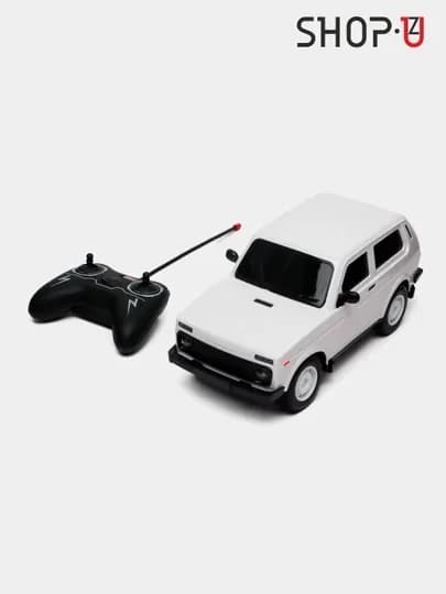 Радиоуправляемая машинка на аккумуляторах ВАЗ 2107, DODGE, Chevrolet, Taxi, Police — SHOPUZK-VAZ2107-ГОЛУБ