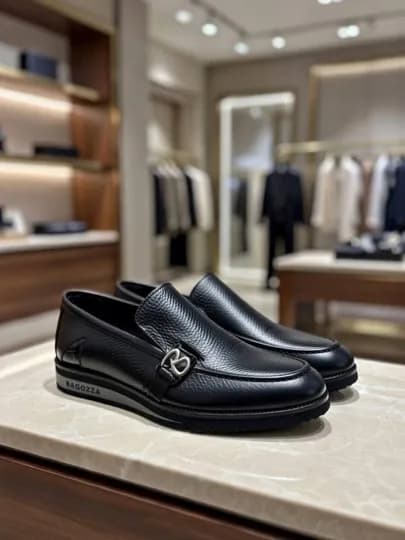 Мужские классические лоферы — FERROME-BAGOZZA711-ЧЕРН-39