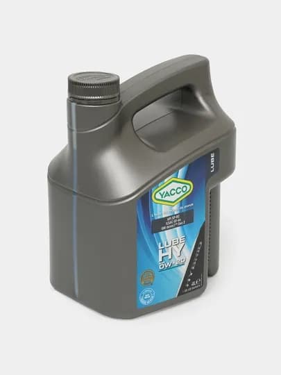 YACCO LUBE HY 0W-20 DEXOS-1 GEN2/3 - 100% синтетическое моторное масло 4 литра