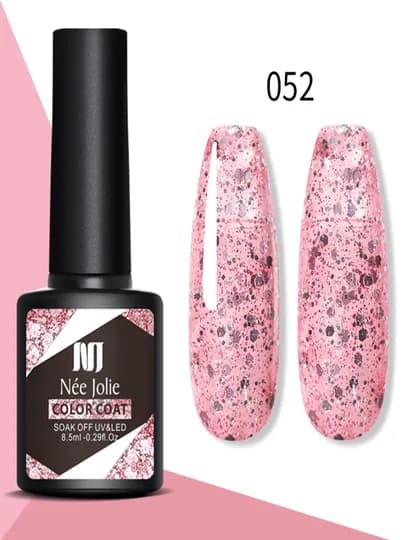 Цветной гель лак, маникюр — TOPNAIL-0330400-РОЗОВ