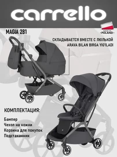 Детская коляска Carrello 2в1, модель Magia