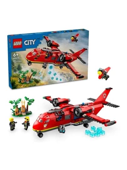 Конструктор LEGO City Пожарно-спасательный самолёт 60413, 478 деталей