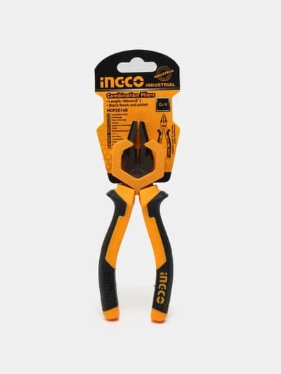 Плоскогубцы комбинированные Ingco HCP28168, 160 мм — INGCO01-ПЛОСКИЙ