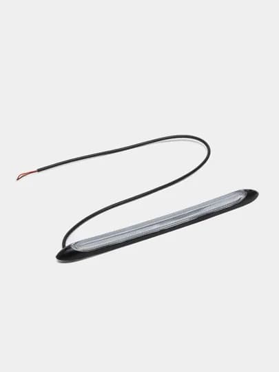 Автомобильный LED свет, белый и жёлтый, мигает, 23 см / 27 см, 2 пары