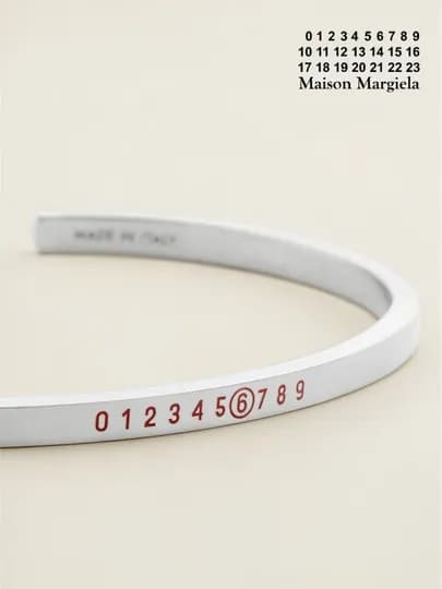 Браслет унисекс в стиле Maison Margiela Y2K для парней девушек подарок y 2 k MM6 на руку