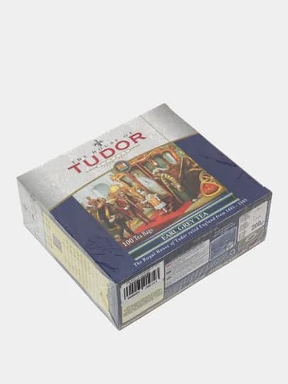 Чай черный Tudor Earl Grey Tea, 100 пакетиков, 200 г