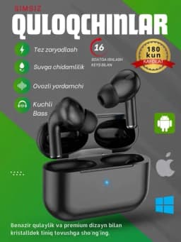Беспроводные наушники — FAYZ24-QULOQCHIN-ЧЕРН