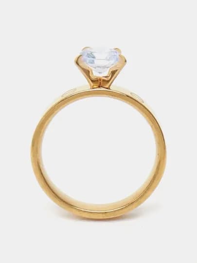 Кольца Cartier из нержавеющей стали, с камнями и без, для женщин и девушек — AJ1995-UZUKLAR-ЛИМОН-20