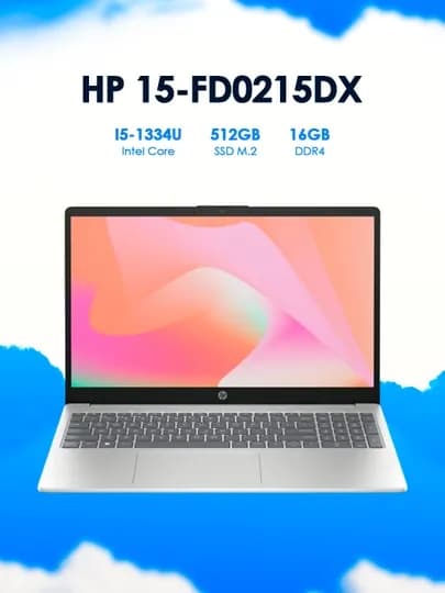 Ноутбук HP 15-fd0215dx i5-1334U Touch 15.6"
