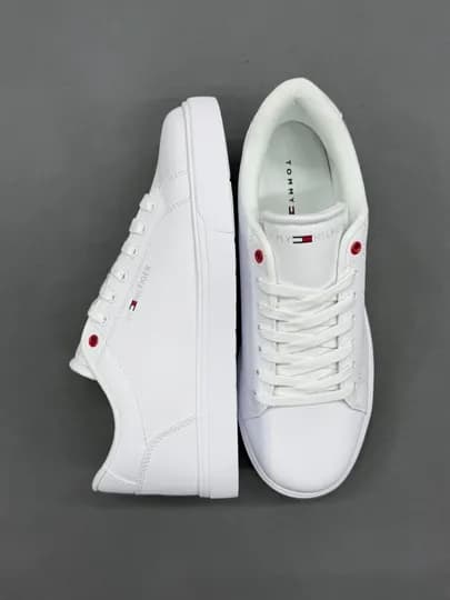 Кроссовки Tommy Hilfiger, мужские — стиль и комфорт — ABUSHO7-TOMMYHILFIGER-БЕЛЫЙ-43
