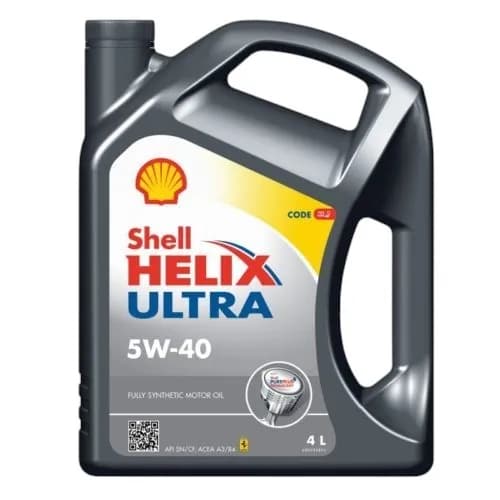 Моторное масло Shell Helix Ultra 5W-40, серый