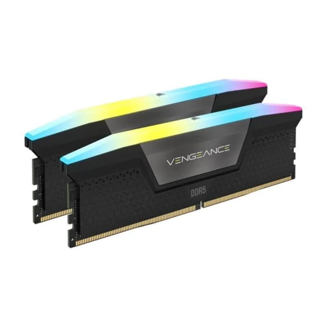 Corsair Vengeance RGB Black DDR5 32GB (2*16GB 6000MHz CL36 Intel XMP)