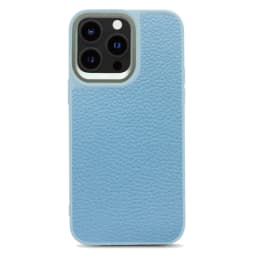 iPhone 13 Pro max uchun Kajsa Litchi moviy g'ilofi