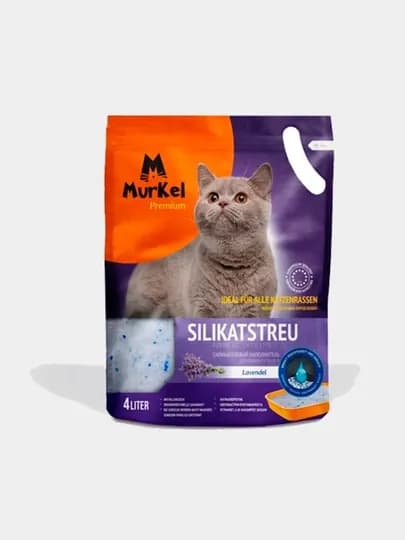 Силикагелевый наполнитель Murkel, с ароматом лаванды, 1800 г